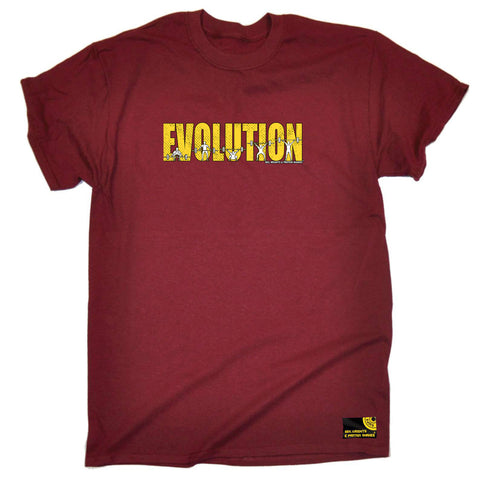 Evolution Gym - Mens Funny T-Shirt Tshirts