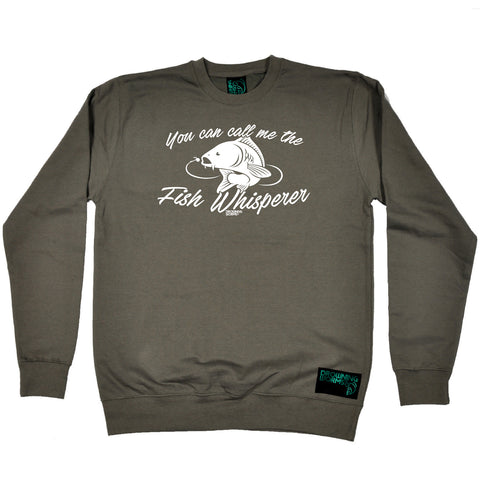 Drowning Worms Fishing Sweatshirt - You Can Call Me The Fish Whisperer - Sweater Jumper
