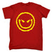 123t Men's Evil Smiley Face Funny T-Shirt