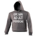 123t Grown Adult Person Funny Hoodie