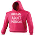 123t Grown Adult Person Funny Hoodie