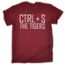 123t Men's CTRL + S The Tigers Funny T-Shirt