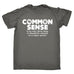 123t Men's Common Sense Is So Rare These Days Super Power Funny T-Shirt
