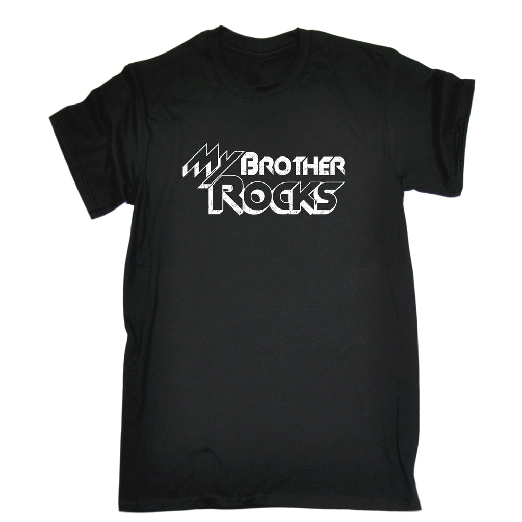 123t Men's My Brother Rocks Funny T-Shirt, 123t