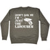 123t Don't Ask Me I'm Just The Labourer Funny Sweatshirt