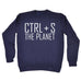 123t CTRL + S The Planet Funny Sweatshirt - 123t clothing gifts presents