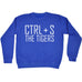 123t CTRL + S The Tigers Funny Sweatshirt - 123t clothing gifts presents