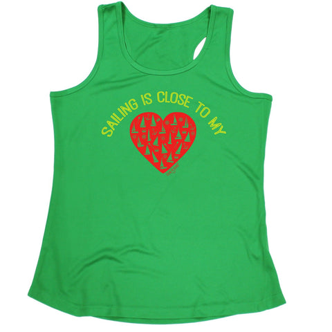 Ocean Bound Is Close To My Heart Girlie Training Vest