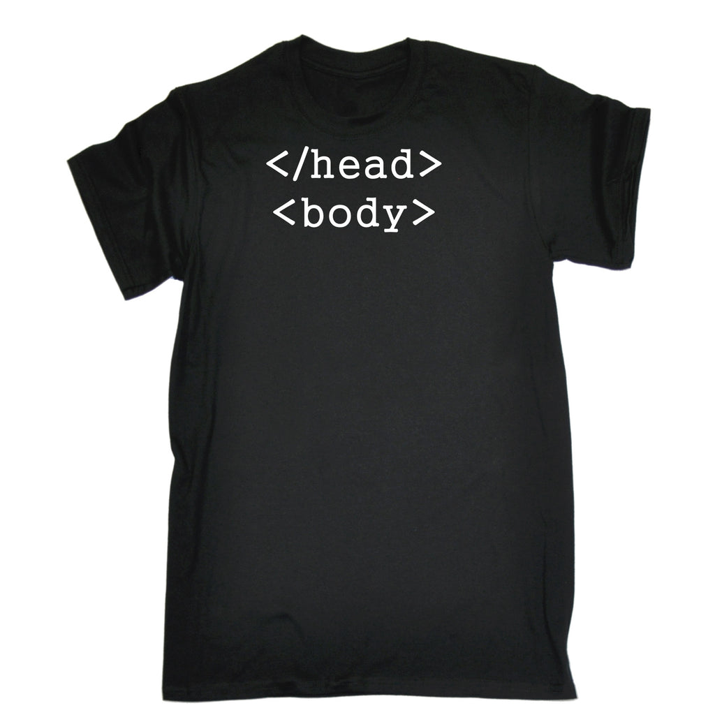 123t Men's Head Body Funny T-Shirt