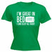 123t Women's I'm Great In Bed I Can Sleep All Night Funny T-Shirt