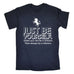 123t Men's Just Be Yourself Unless You Can Be A Unicorn Funny T-Shirt