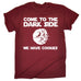 123t Men's Come To The Darkside We Have Cookies Funny T-Shirt