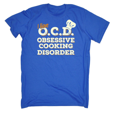 123t Men's I Have OCD Obsessive Cooking Disorder Funny T-Shirt