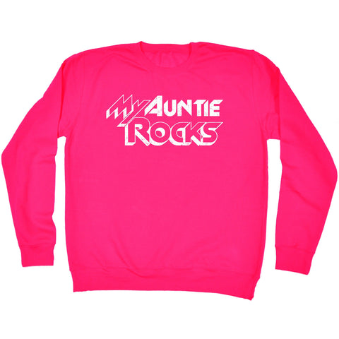 123t My Auntie Rocks Funny Sweatshirt