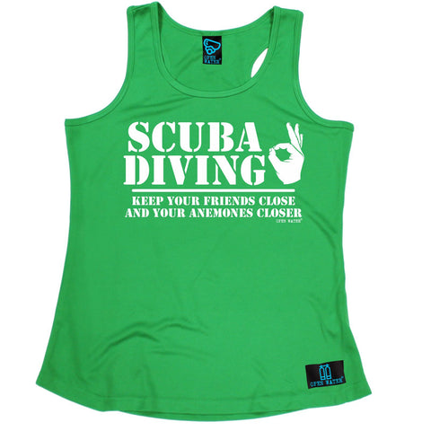 Open Water -  Scuba Diving Keep Your Friends Close Anemones Closer - GIRLIE TRAINING VEST