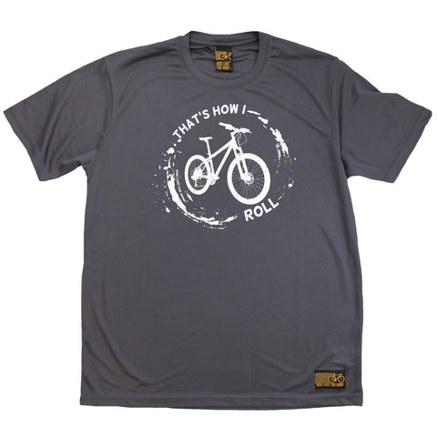 Men's RIDE LIKE THE WIND - Thats How I Roll - Premium Dry Fit Breathable Sports T-SHIRT - tee top cycling cycle bicycle jersey t shirt
