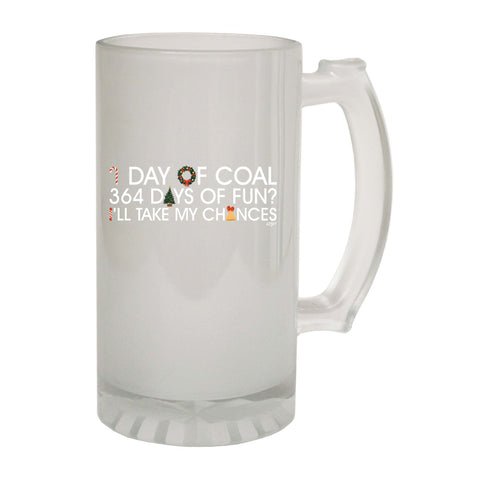 1 Day Of Coal Christmas - Funny Beer Stein