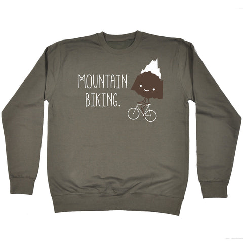 123t Mountain Biking Snow Top Design Funny Sweatshirt