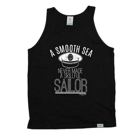 Ocean Bound A Smooth Sea Never Made A Skilful Sailor Vest Top